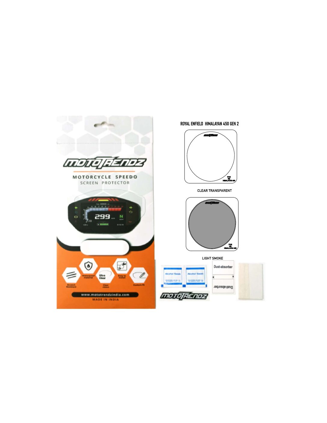 Motorcycle Speedo Screen Protector – Royal Enfield Himalayan 450 Gen 2 ( 2024 )