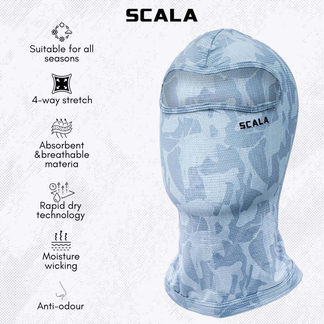 Scala - Air-X Balaclava- Light Grey Camo