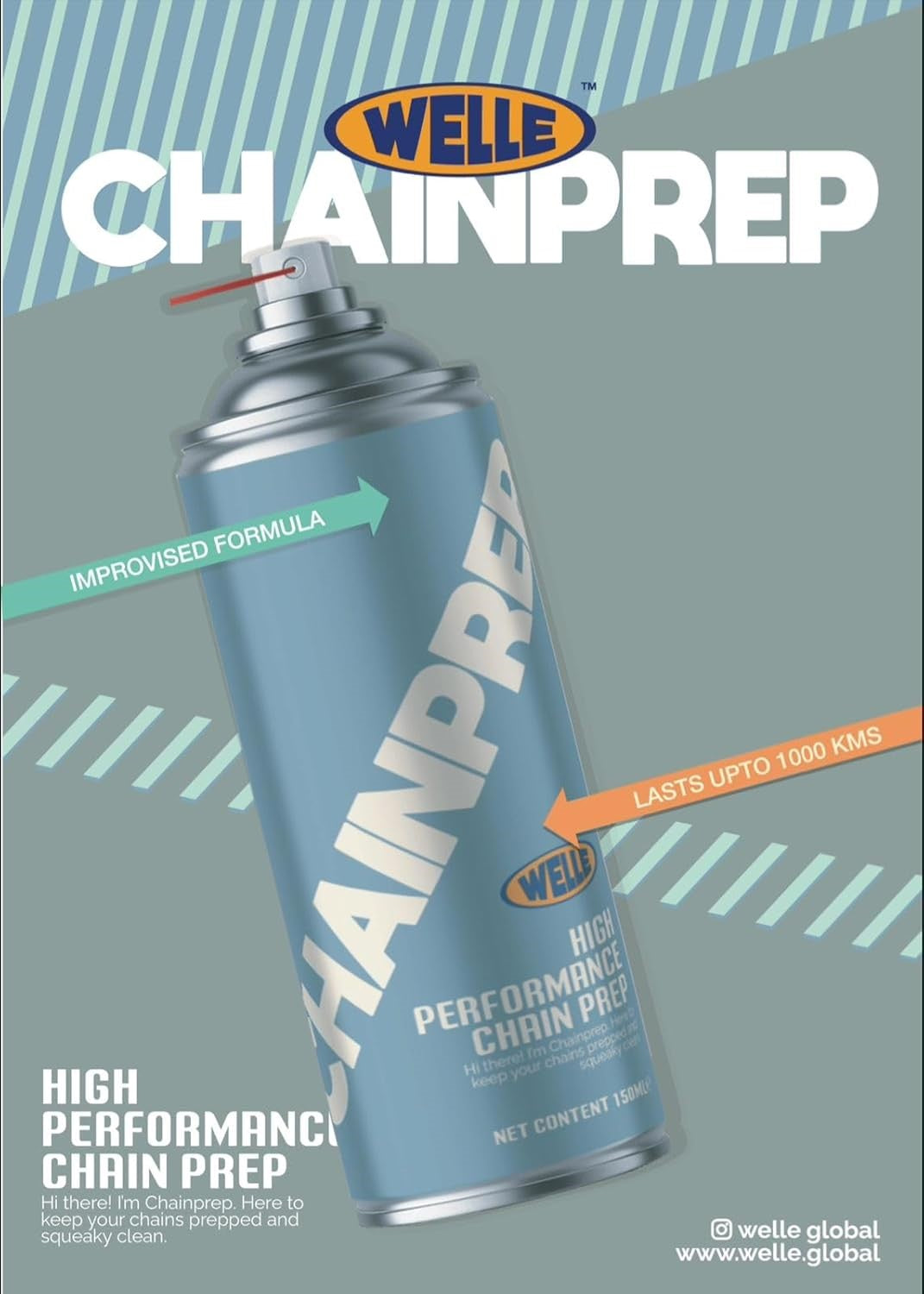 Welle Chainprep | High Performance Bike Chain Cleaner | 150ml