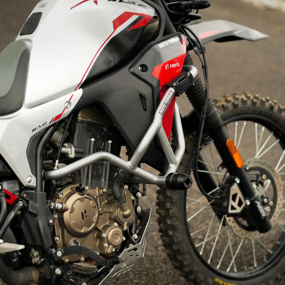Moto Torque - TITAN X CRASH GUARD(SILVER) FOR XPULSE 210