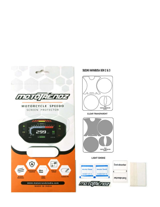 Motorcycle Speedo Screen Protector – FOR SUZUKI HAYABUSA – GEN 3