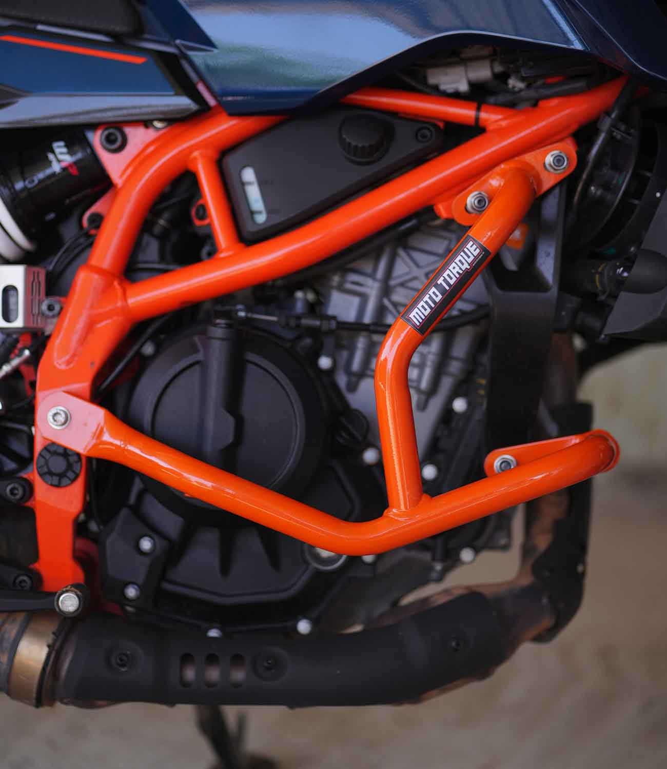 Moto Torque - Beetle Crash Guard (Orange) For KTM Duke 250/390 Gen-3