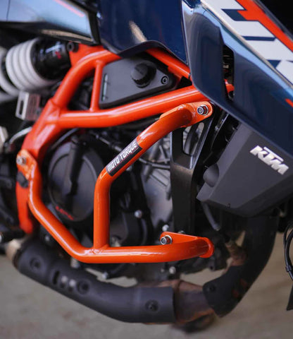 Moto Torque - Beetle Crash Guard (Orange) For KTM Duke 250/390 Gen-3