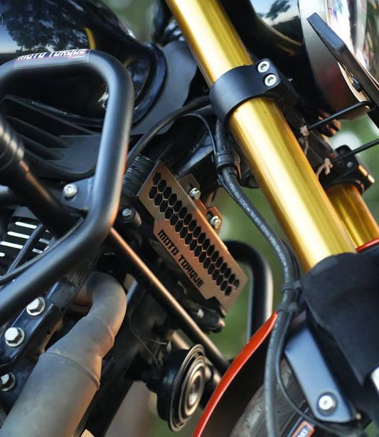 Moto Torque - TVS RONIN - RADIATOR GUARD (BLACK)