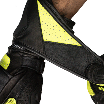 Scala - Trekker Glove - Black Neon