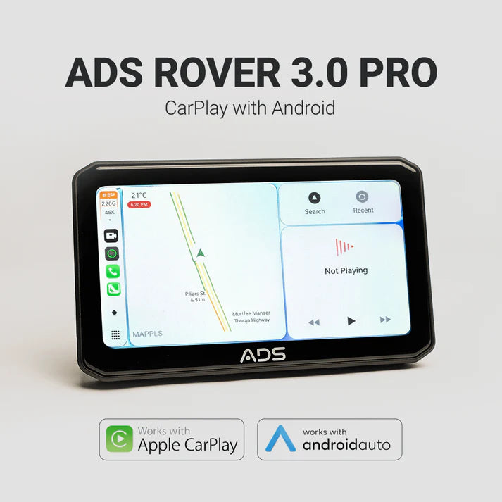 ADS ROVER Pro 6.25” Motorcycle CarPlay & Android Auto Display