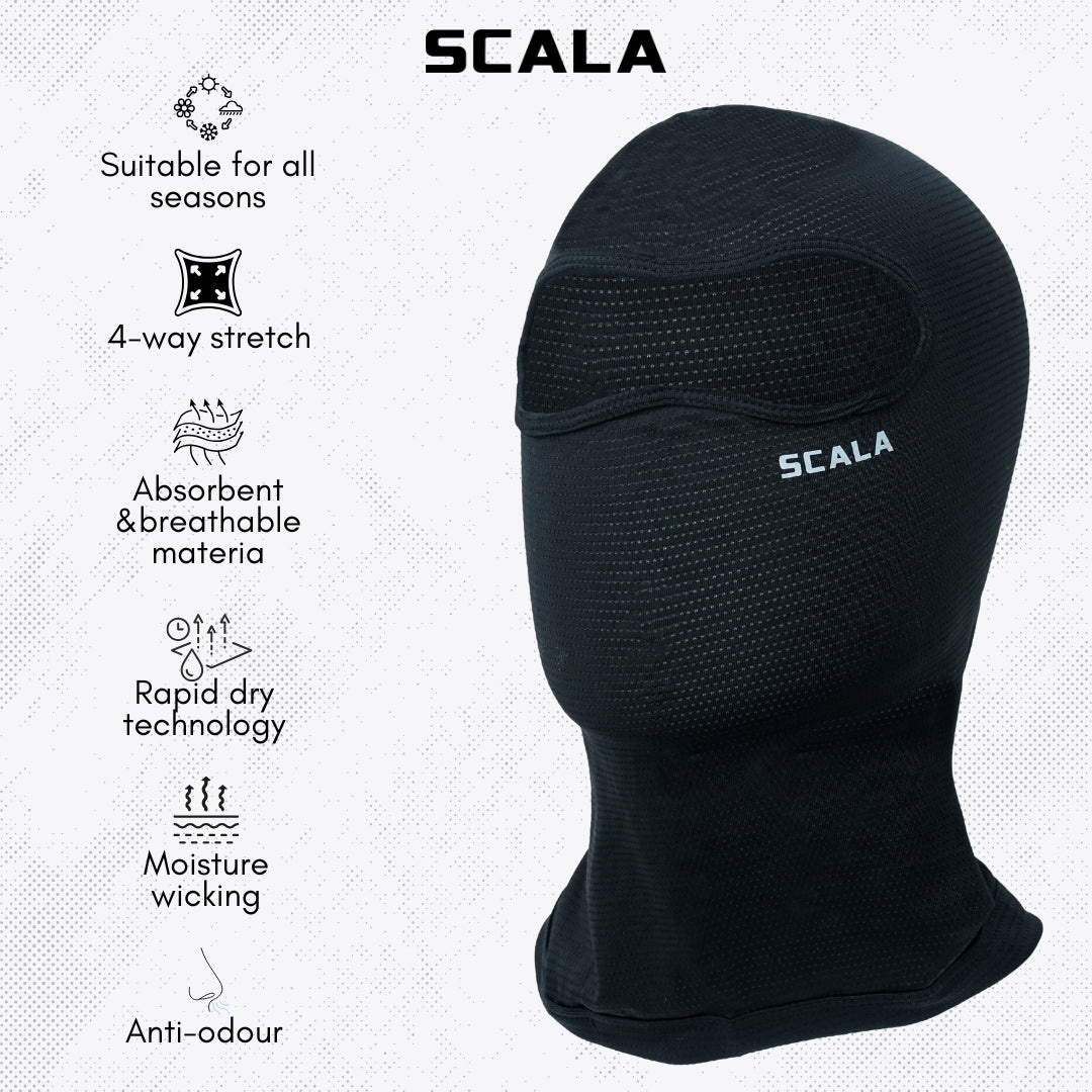 Scala - Air-X Single Panel Balaclava - Black