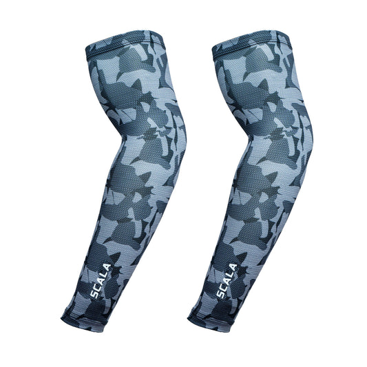 Scala - Air-X Arm Sleeves - Dark Grey Camo