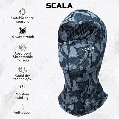 Scala - Air-X Balaclava- Dark Grey Camo
