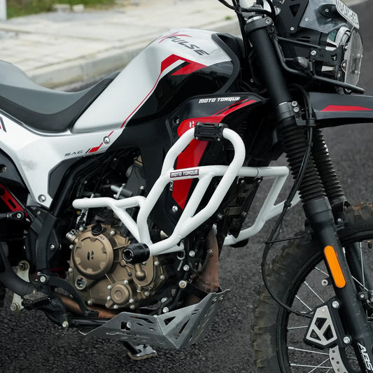 Moto Torque - MAX PRO CRASH GUARD (WHITE) FOR XPULSE 210