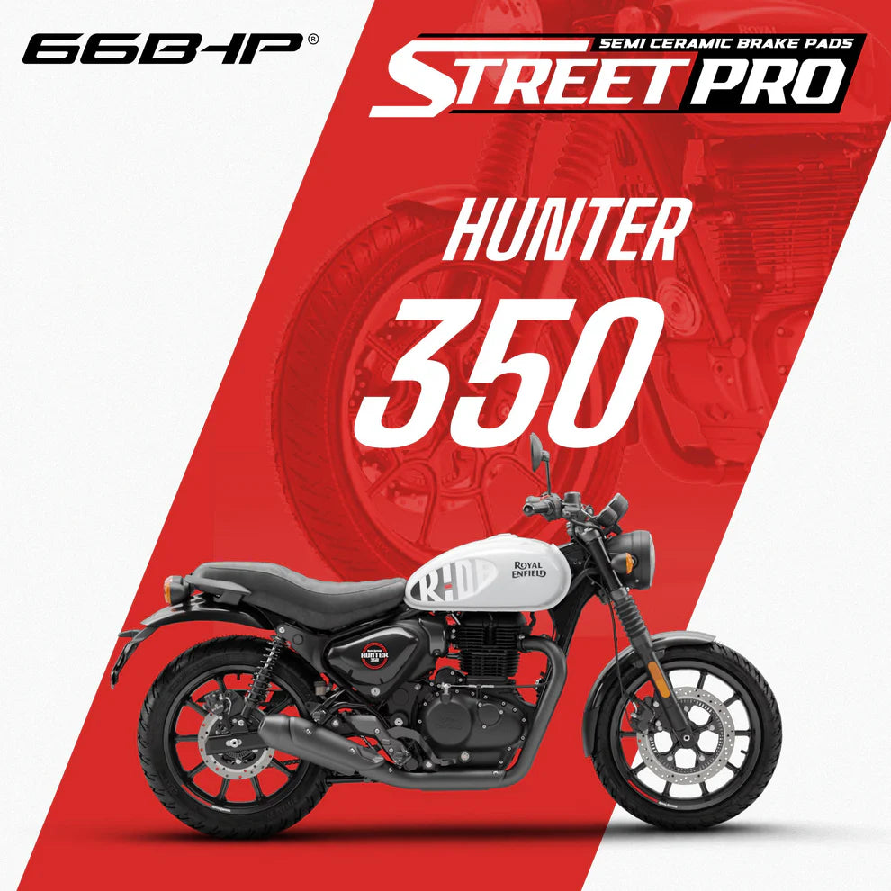 66 BHP STREET PRO SEMI CERAMIC BRAKE PADS HUNTER 350/ CLASSIC 350 FRONT
