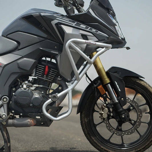 Moto Torque - CRASH GUARD (SILVER) FOR HONDA CB 200X