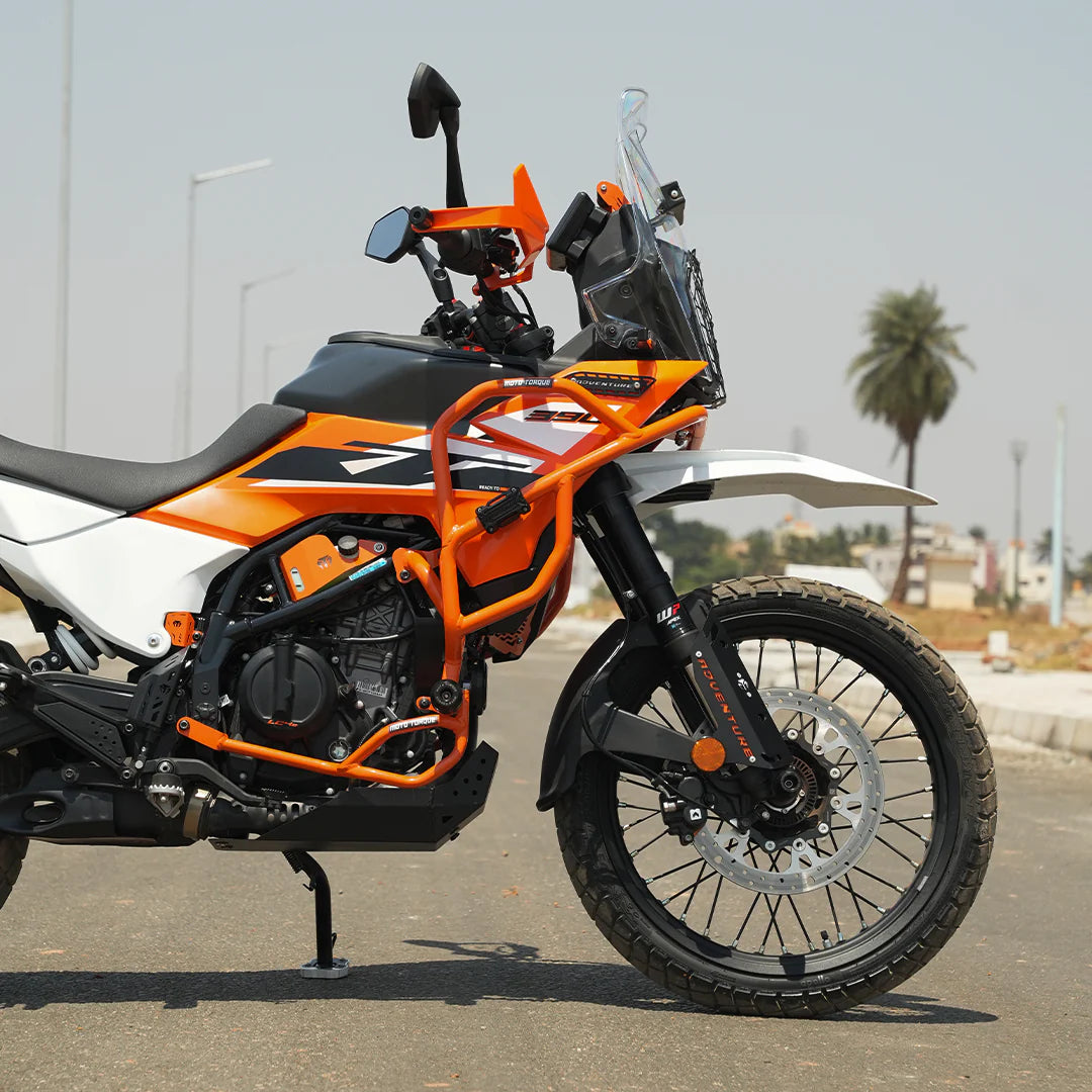 Moto Torque - ORANGE CRASH GUARD FOR KTM 390 Adventure/Adventure X