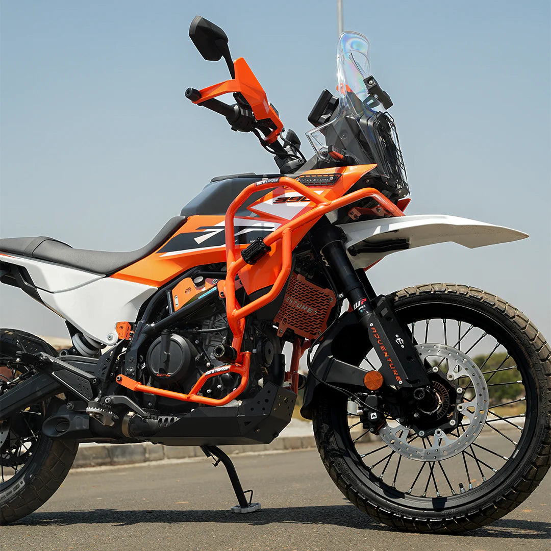 Moto Torque - ORANGE CRASH GUARD FOR KTM 390 Adventure/Adventure X