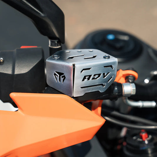 Moto Torque - FRONT MASTER CYLINDER GUARD (SS) FOR KTM 390 Adventure/Adventure X